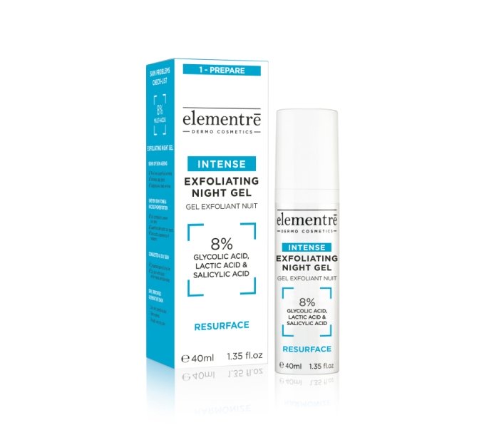 Ночной гель-эксфолиант с комплексом кислот Elementre 40 мл